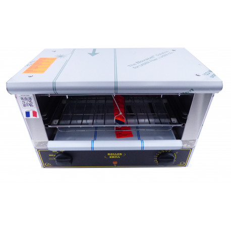 BACKOFEN MIT SNACKER/ TOASTER BAR1000 INOX HERKUNFT ROLLERGR - ONE6555