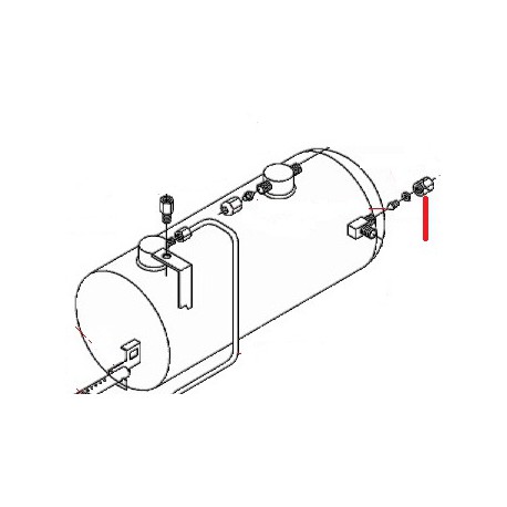 NUT 3/8 BD 8MM - FZQ6671