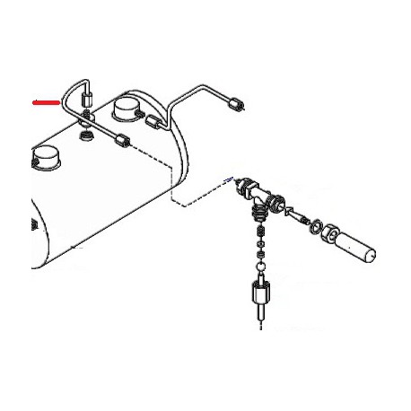 TUBE ALIMENTATION ROBINET EAU - FZQ7572