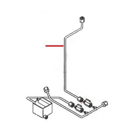 OUTLET TUBE 2/3/4GROUPS - FZQ7539