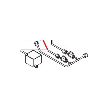 TUBE VIDANGE 3/4GR SERIE 105 ORIGINE SAN MARCO - FZQ7534