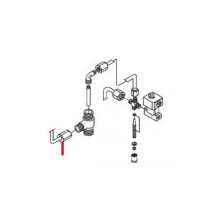 TUBO CALDAIA /SBATTITORE - FZQ7541