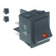 INTERRUTTORE NERO + LED ROSSO ORIGINALE SAN MARCO