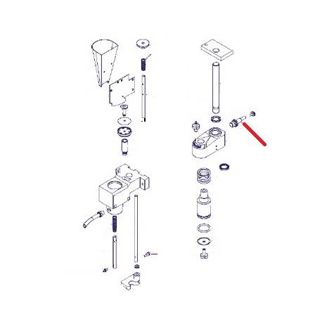 GOUPILLE PORTE PISTON M12 - RF0676