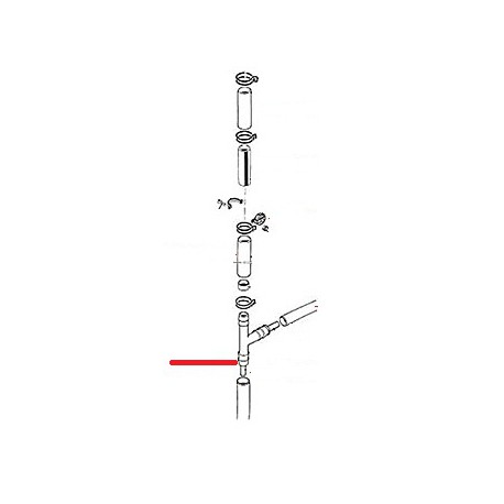 RACCORD EN T 463 TS ORIGINE - EQN6720