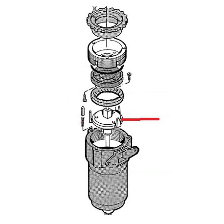 SUPPORTO MACINA INFERIOR - EQN6045