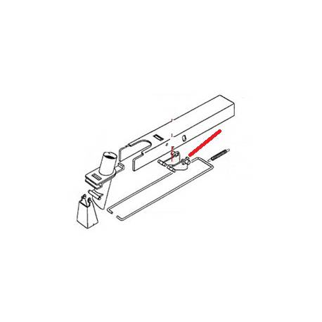 CAVALIER POUR SUPPORT EXTERNE - EQN6125