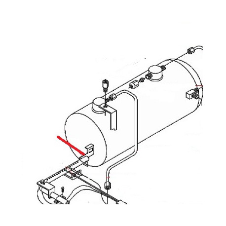 SUPPORT RAMPE GAZ 2GR ORIGINE SAN MARCO - FZQ7775