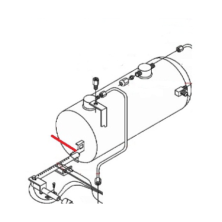 SOPORTE RAMPA GAS 3/4 GR - FZQ7776