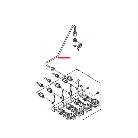 TUBO BLOQUE/VALVULA 4GR SERIE 95 - FZQ7799