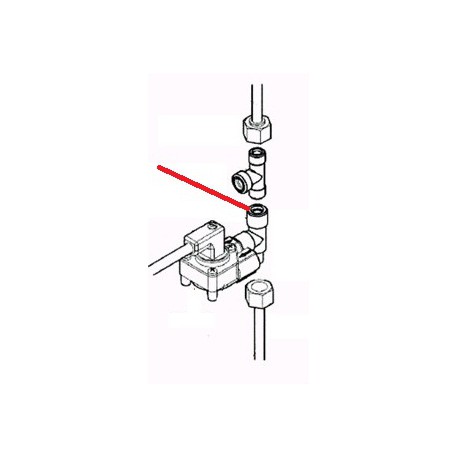 FITTING T 1/4MX1/4MX1/4F ORIGIN CARIMALI; - PNQ132