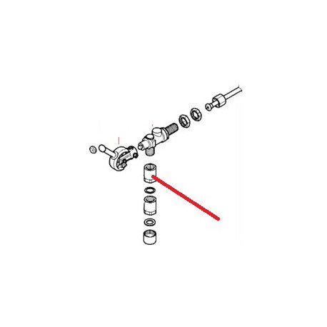 HOT WATER EXTENSION NOZZLE ORIGIN CARIMALI; - PNQ296