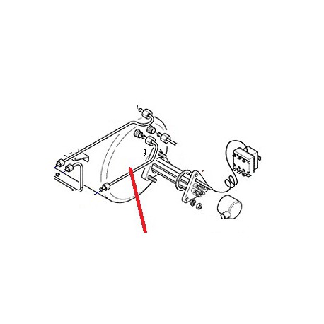 TUBE ALIMENTATION MANOMETRE ORIGINE CARIMALI - PNQ224