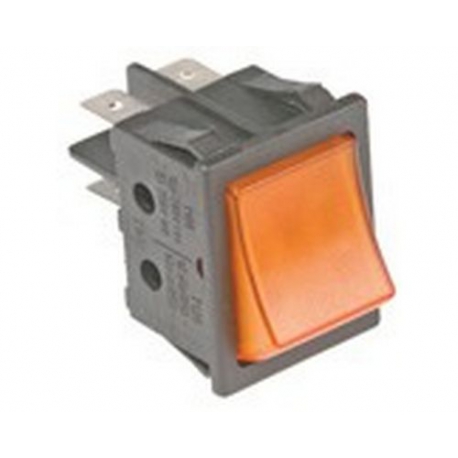 PUSH BUTTON 2 POLES LIGHT 250V 16A L:30MM H:22MM - ENQ681