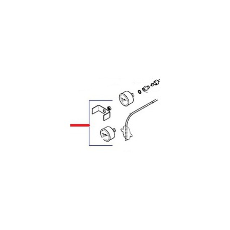 MANOMETRO 0/20B + SUPPORTO+CAP - PNQ496