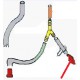 CLIPS DE TUYAU SUR LE FILTRE FI6952 ORIGINE BIANCHI