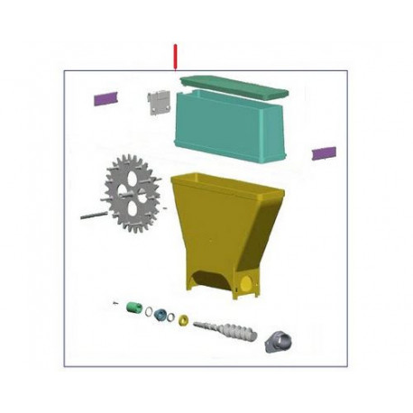 TRAY POWDER PEGASE POLARIS SOLUBLE 1 WHEEL (REHAUSSE) - 41580305-56