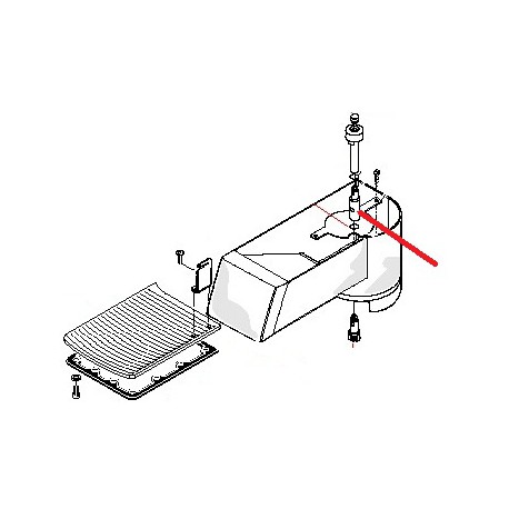 SUPPORT BOUTON REGLAGE ORIGINE SAECO - FRQ7056