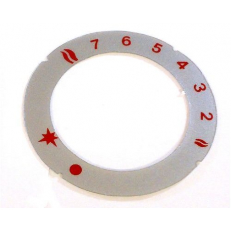 RED GRADUATED HUBCAP - TIQ63940