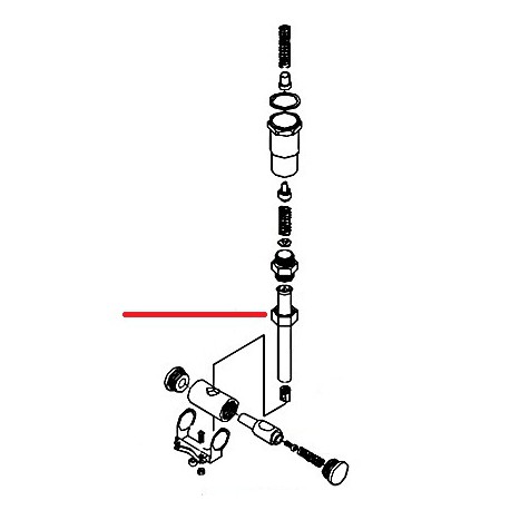 ECROU 1/2 ORIGINE BEZZERA - ERQ6689