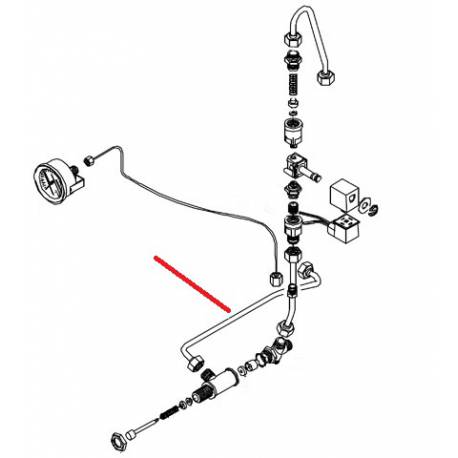 TUBE CHARGEMENT MANUEL ORIGINE BEZZERA - ERQ6694