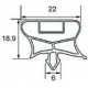 GASKET MAGNETIQUER ELECTROLUX 645X710 GENUINE