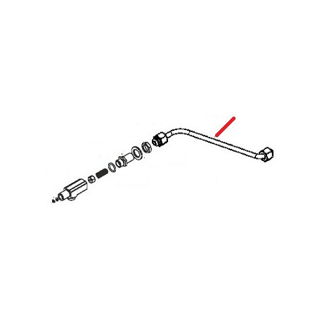 TUBE ALIM ROBINET VAPEUR ORIGINE SIMONELLI - FQ6117