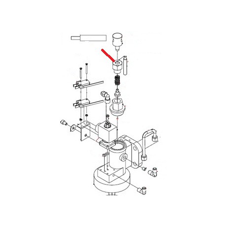 ATTACHEMENT PIVOT LEVER GENUINE SIMONELLI