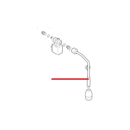 TUBE D8 L150MM NOZZLE HOLDER ORIGIN ASTORIA; - NFQ07555138