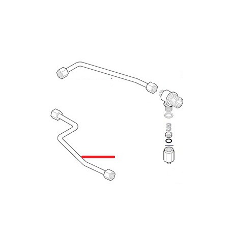 TUBE D8 L400MM 3/4GR GAUCHE ORIGINE ASTORIA - NFQ07555130