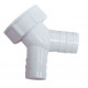 SIFONE DOPPIA TUBO 1` Ø20MM BIANCO