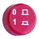 BOUTON CETSTRO1 ROUGE ORIGINE IME - TIQ60494