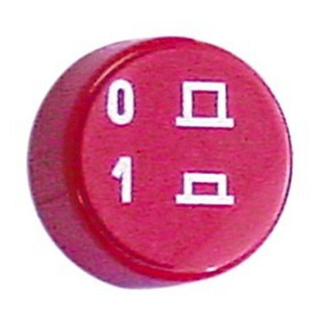 BOUTON CETSTRO1 ROUGE ORIGINE IME - TIQ60494