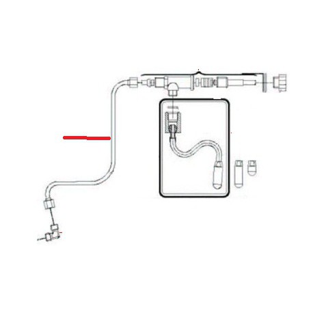 TUBO CALDERA GRIFO VAPOR COMPACTO - NXQ705