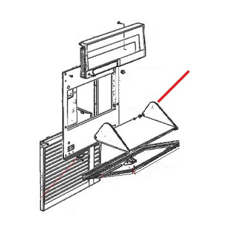 CONTRE PORTE GP 75/90 A RAIL ORIGINE SCODIF - FPQ671