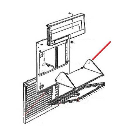 CONTRE PORTE A ERGOT GP65/75 - FPQ672