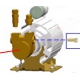 BOMBA 100L/H ROTOR HEMBRA ORIGEN - RKQ641