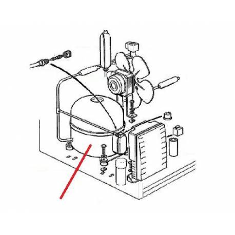 COMPRESSEUR 220V AJ5510F AC175 ORIGINE SCODIF - FPQ646