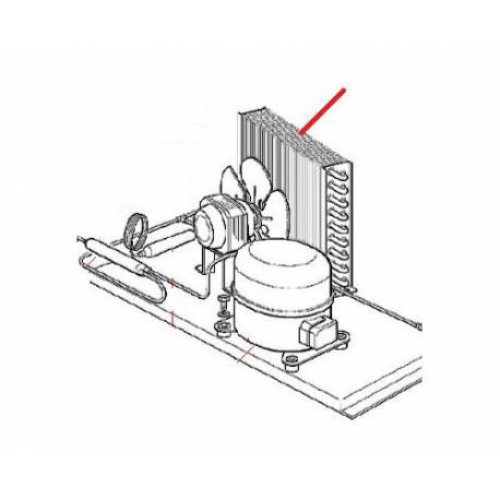 CONDENSEUR A AIR AC056/AF80 ORIGINE SCODIF - FPQ784