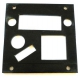 COIN INSERT PLATE BLACK