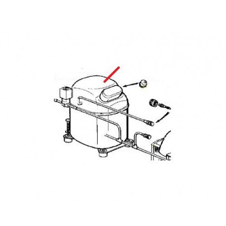 COMPRESSEUR 220V AJ5512E AC225 ORIGINE SCODIF - FPQ792