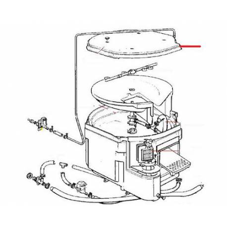 COUVERCLE EVAPORATEUR AC225 ORIGINE SCODIF - FPQ794