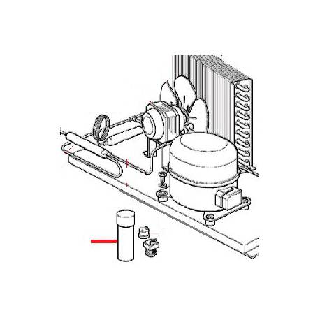 CONDENSATEUR DEMARRAGE 330V 64-77MF ORIGINE - JO6591