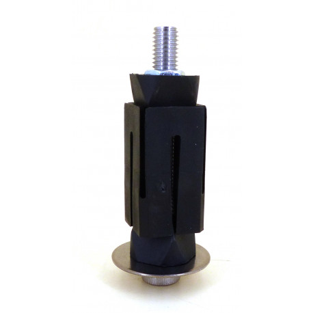 POLYAMIDE CONNECTION FOR SQUARE TUBE Ã 26 TO 28MM M12X60 - TIQ65621