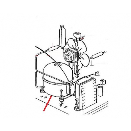 COMPRESSEUR R134A CAJ4492Y B90 ORIGINE SCODIF - FPQ738