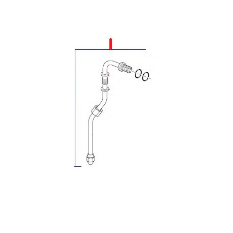 TUBE VAPEUR COMPLET S1 ORIGINE SPAZIALE - FCQ6565