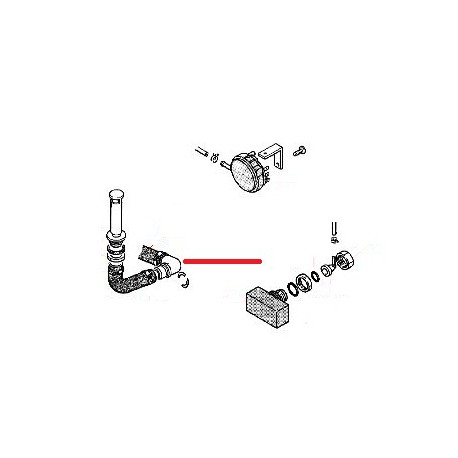 TUBE VIDANGE LT ORIGINE RANCILIO - ENQ709