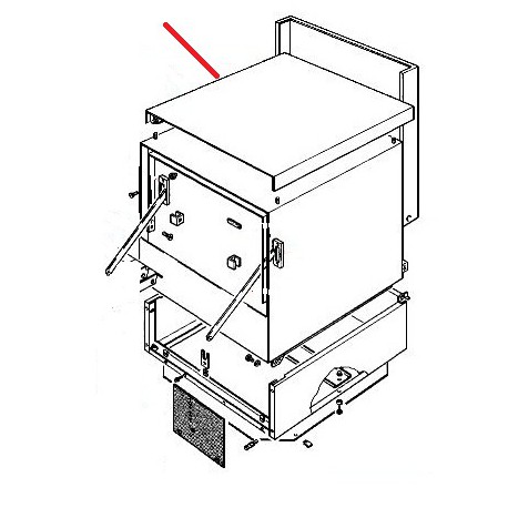 COUVERCLE LT200 A ORIGINE RANCILIO - ENQ812