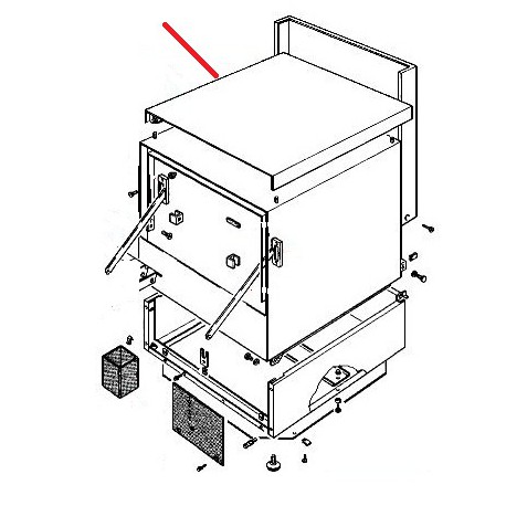 COUVERCLE LT100 A ORIGINE RANCILIO - ENQ811