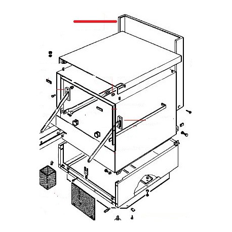 DEFENSE POSTERIEUR LS605 ORIGINE RANCILIO - ENQ956